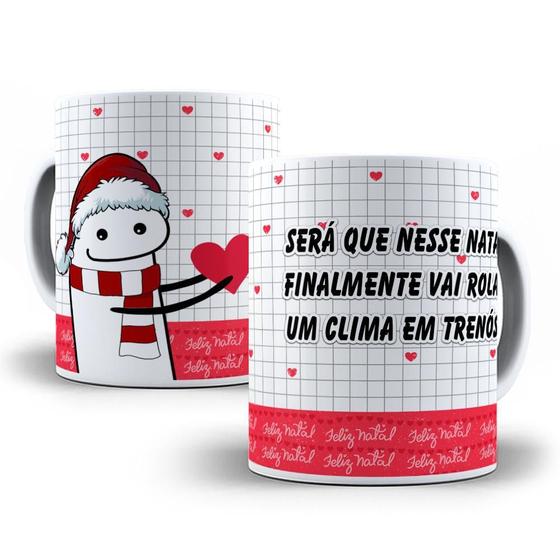 Imagem de Caneca Flork Sera Que Nesse Natal Vai Rolar Um Clima Em