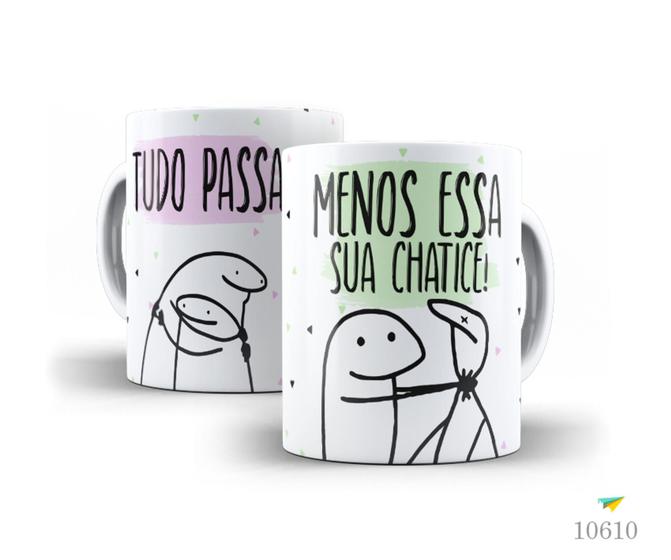 Imagem de Caneca Florky, Tudo passa, menos essa sua chatice