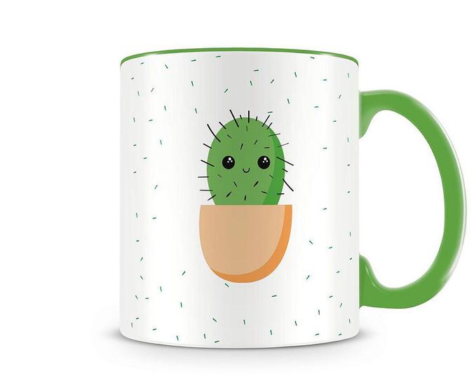 Imagem de Caneca Fofinha Igual Um Cacto Verde