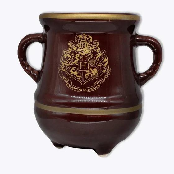 Imagem de Caneca Formato 3D 350Ml Pocao Hogwarts Dourada