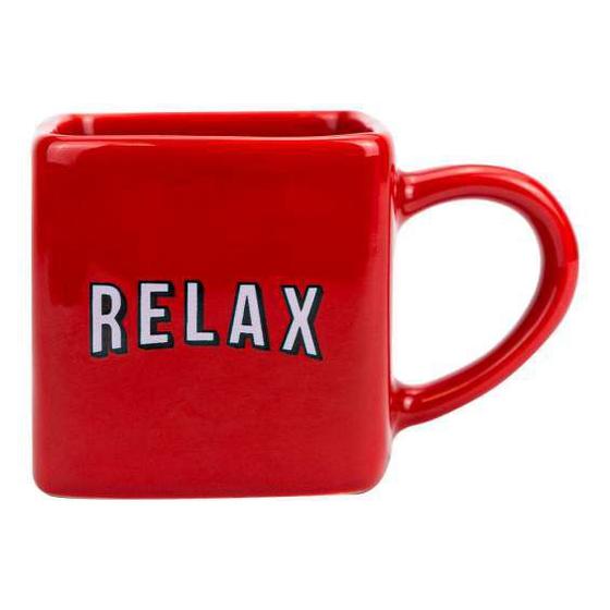 Imagem de Caneca Formato Cubo Momento Relax Maratona Filme Series