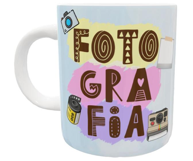 Imagem de Caneca fotografia faculdade profissão fotografa presente