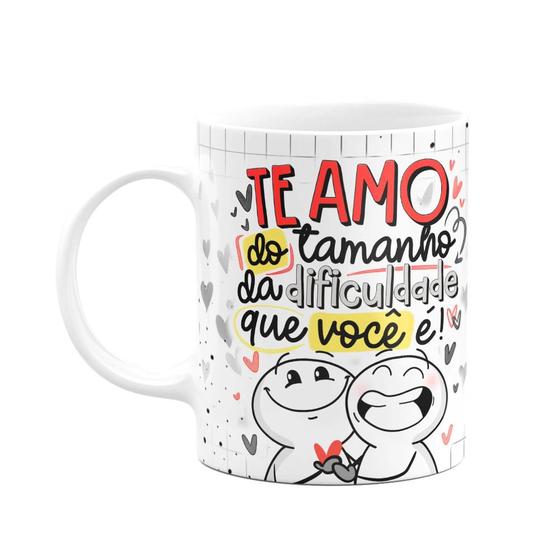 Imagem de Caneca funny namorados - O quanto eu te amo
