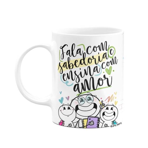 Imagem de Caneca Funny Professor - Ensina com amor