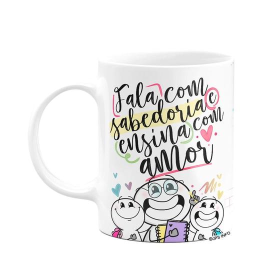 Imagem de Caneca Funny Professora - Ensina com amor