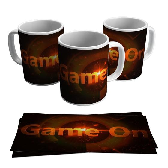 Imagem de Caneca Game On Pc Vídeo Game 325ml