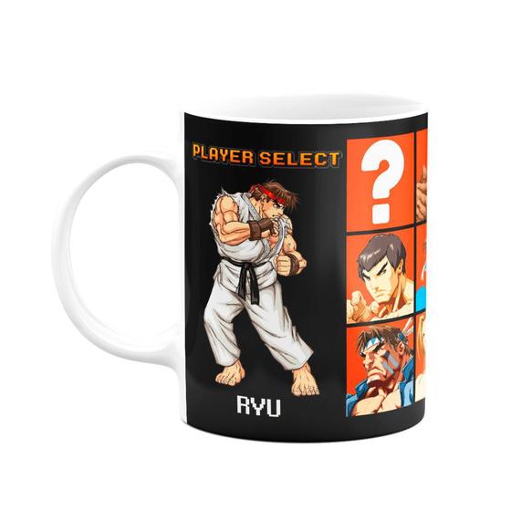 Imagem de Caneca Gamer - Street Fighter Player Select