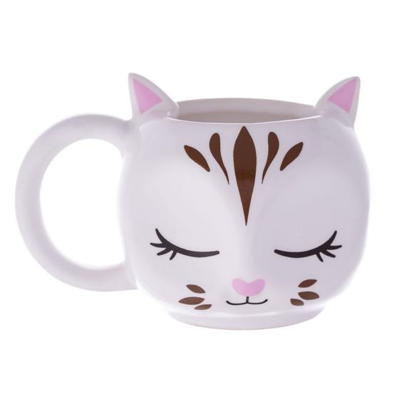 Imagem de Caneca Gatinho Elua Kitsune Cerâmica 3D Decoração 300 ML