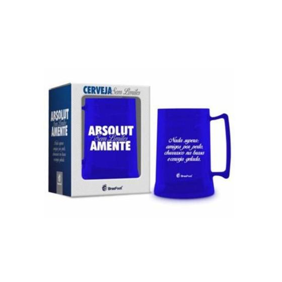 Imagem de Caneca Gel 300Ml - Absolutamente Sem Limites Brasfoot