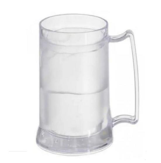 Imagem de Caneca Gel Cor Única Acrílico PS 450 ml