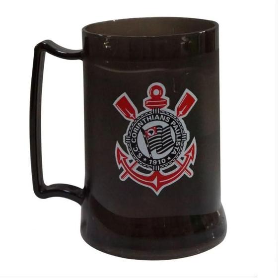 Imagem de Caneca Gel Corinthians Fumê 400ml 1246 - Cebola