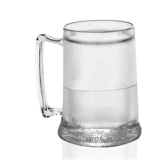Imagem de Caneca Gel Transparente 400 Ml Acrílico Poliestireno