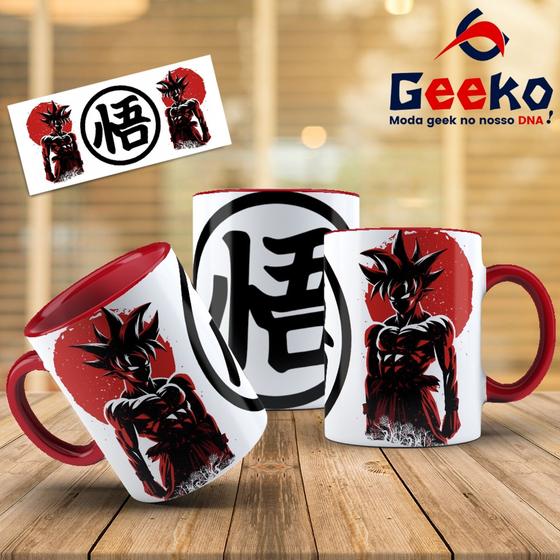 Imagem de Caneca Goku Dragon Ball Geeko Oficial Porcelana