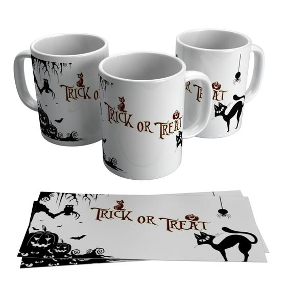 Imagem de Caneca Halloween Trick Or Treat Dia Das Bruxas 325ml