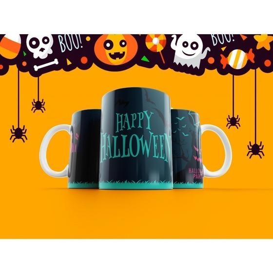 Imagem de Caneca Halloween Vários Modelos Dia Das Bruxas Especial Halloween PORCELANA MEGA OFERTA!