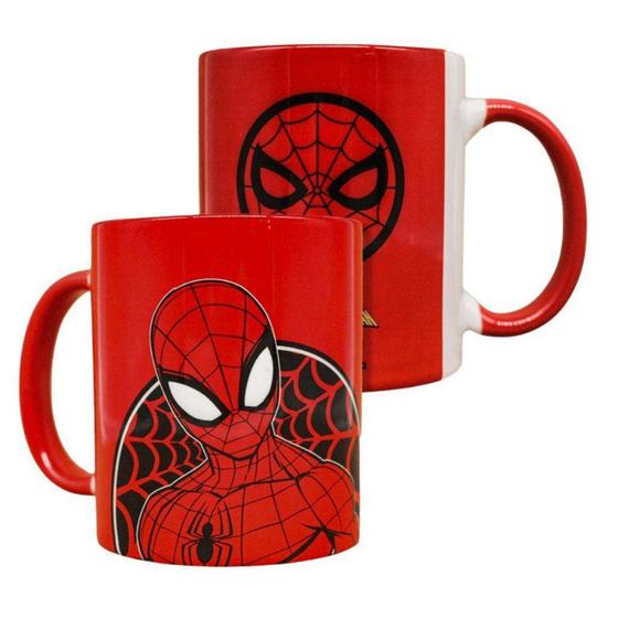 Imagem de Caneca Homem-Aranha Spider-Man Porcelana 350ml Oficial Marvel - Zona Criativa