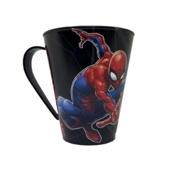 Imagem de Caneca Infantil Com Alça Homem Aranha 360ml Plasutil