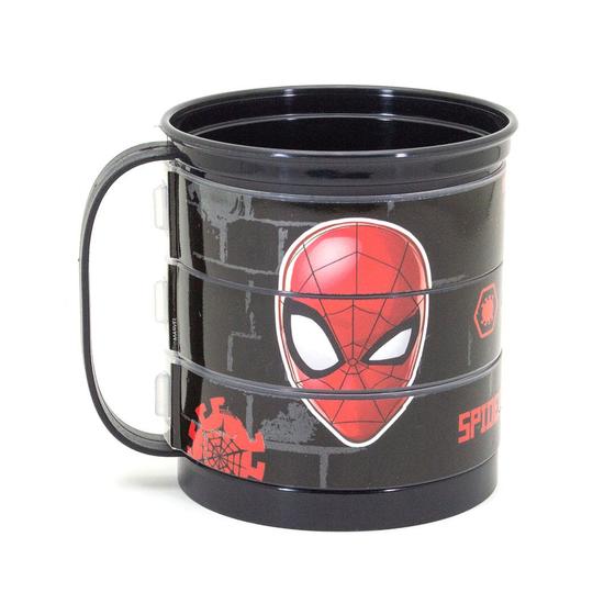 Imagem de Caneca Infantil Divertida 360ml Caneca Quebra-Cabeça Plasútil