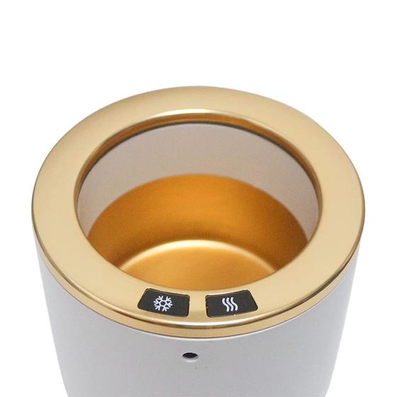 Imagem de Caneca Inteligente SAILINGFLO com Aquecimento e Resfriamento - 140ml (Branco/Dourado)