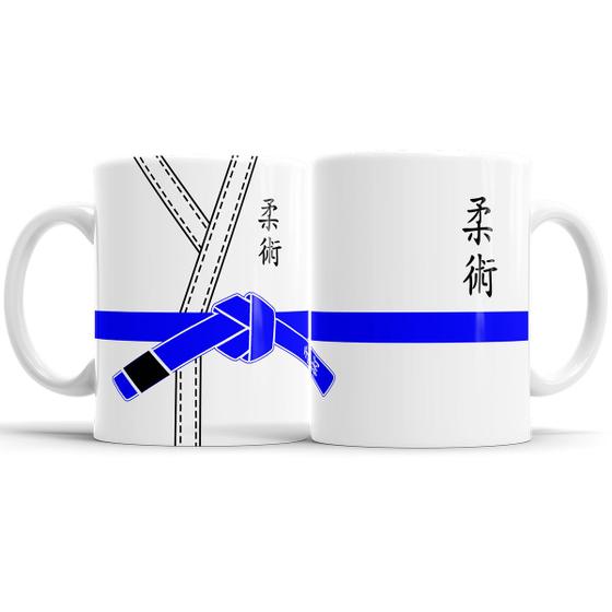Imagem de Caneca Kimono JIU-JITSU com Faixa Azul