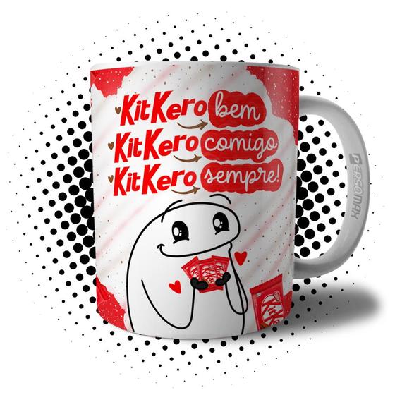 Imagem de Caneca Kit Kero Bem Comigo e Sempre Presente Flork de Páscoa Dia dos Namorados