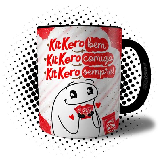 Imagem de Caneca Kit Kero Bem Comigo e Sempre Presente Flork de Páscoa Dia dos Namorados