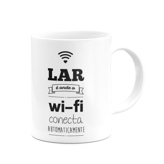 Imagem de Caneca - Lar onde Wifi conecta