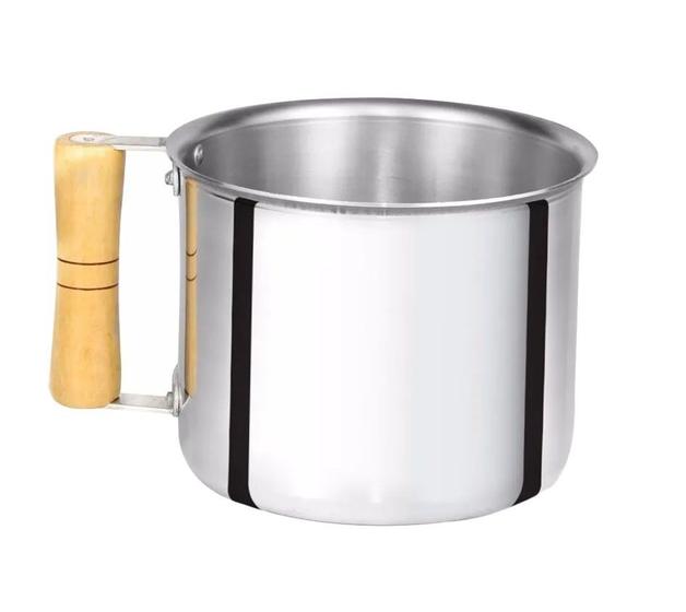 Imagem de Caneca Leiteira Fervedor de Aluminio Polido Reforçado N18 3,5L