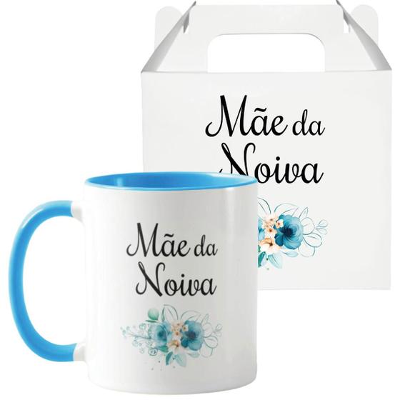 Imagem de Caneca Lembrança De Casamento Floral Mãe Da Noiva