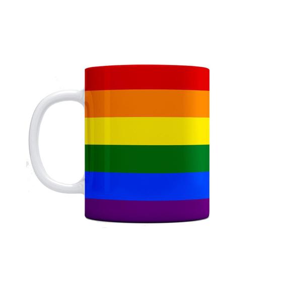 Imagem de Caneca Lgbt Bandeira Do Arco-Íris