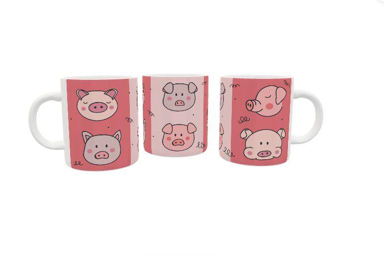 Imagem de Caneca Linda Porquinho Rosa 02 - Presente