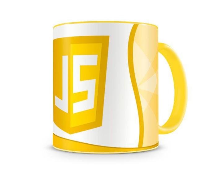 Imagem de Caneca Linguagem JS color Amarelo