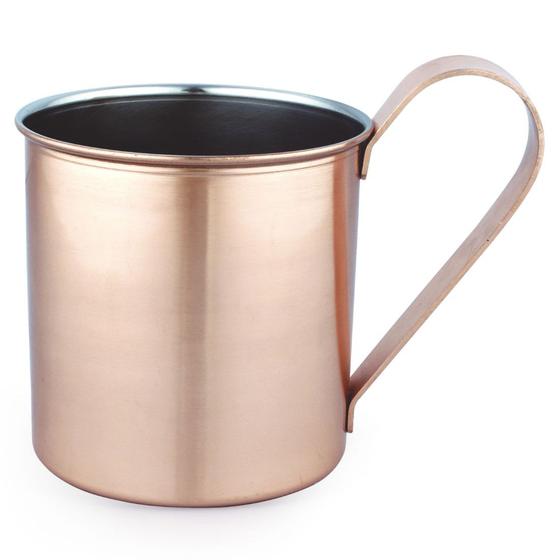 Imagem de Caneca Lisa Moscow Mule Mimo Style em Aço Inox Cobreado 450 ml