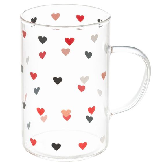 Imagem de Caneca Love em Vidro Borossilicato 280ml Lyor