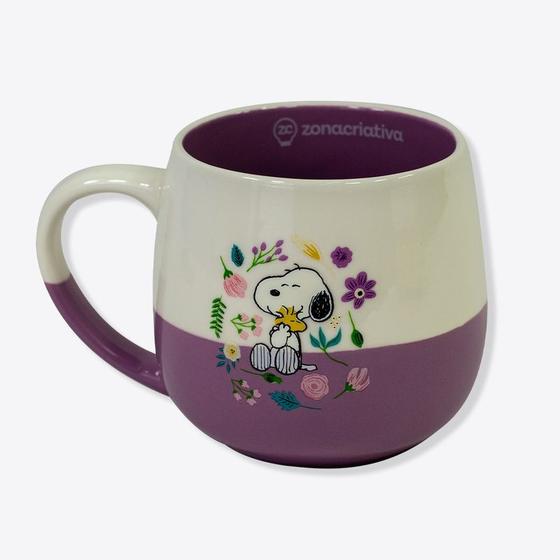 Imagem de Caneca Maggie Snoopy Floral - Zona Criativa