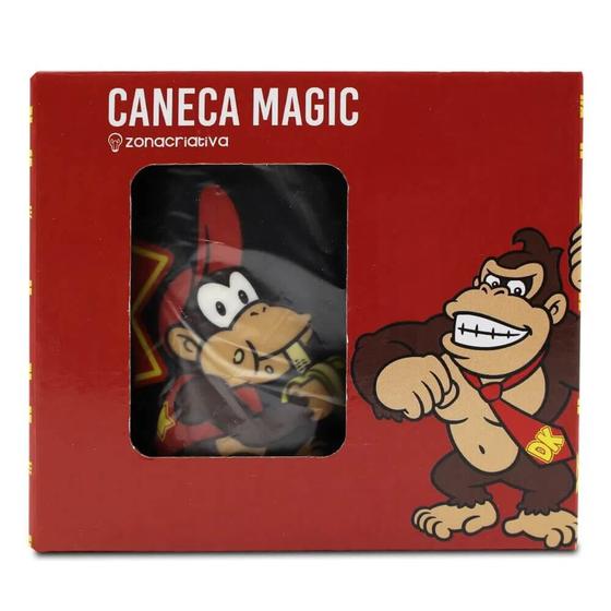 Imagem de Caneca Mágica Donkey Kong Cerâmica Zona Criativa