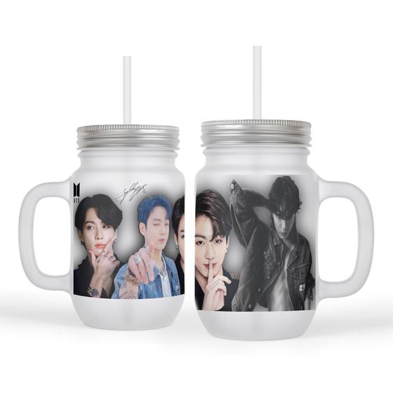 Imagem de Caneca Mason BTS Integrante Jung Kook