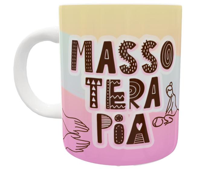 Imagem de Caneca massoterapia profissão massagista massagem