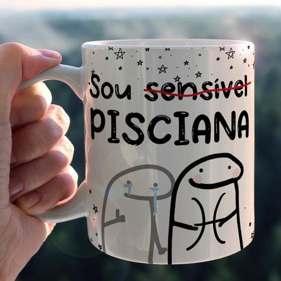 Imagem de Caneca Meme Bento Flork Signos Peixes