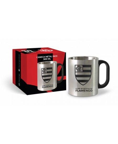 Imagem de Caneca Metal Inox 300ml Flamengo