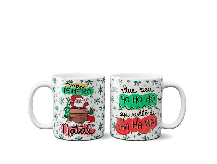 Imagem de Caneca MEU PRIMEIRO NATAL Personalizada com Nome