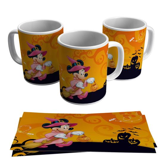 Imagem de Caneca Mickey Halloween Dia Das Bruxas Abóbora 325ml