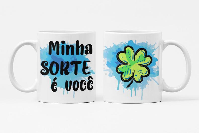 Imagem de Caneca Minha Sorte é Você