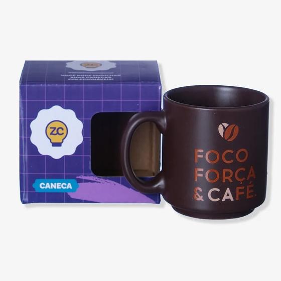 Imagem de Caneca mini tina foco, força e café - zonacriativa