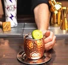 Imagem de Caneca Moscow Mule Cor Cobre 500ml Martelado Linda Resistente