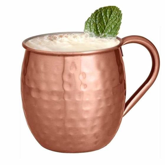 Imagem de Caneca Moscow Mule Inox Martelada 550ml Drink Bar Caipirinha