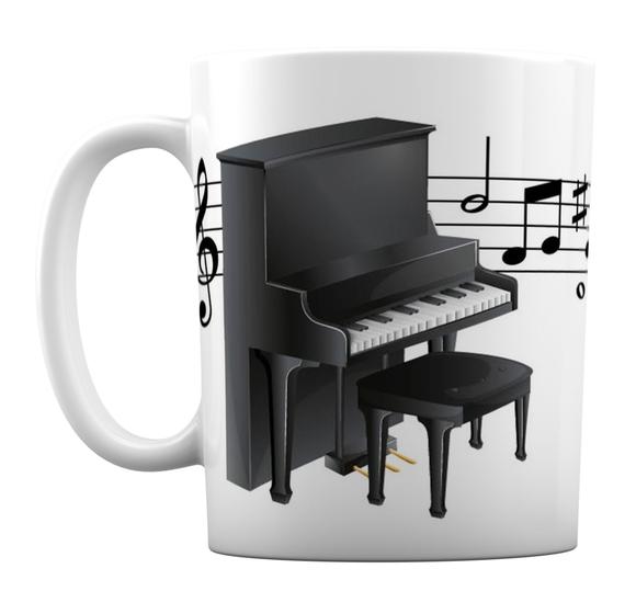 Imagem de Caneca Música Instrumento Musical Pianos Notas Musicais