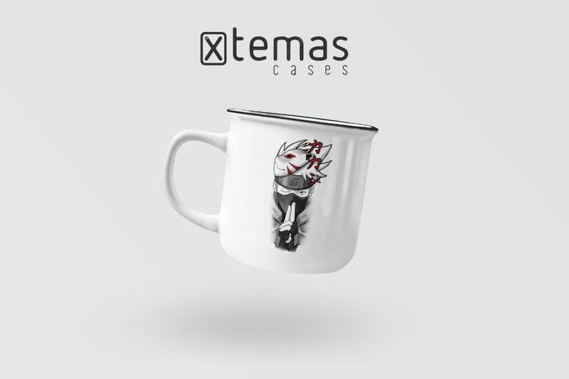 Imagem de Caneca naruto geek retrô esmaltada de aluminio