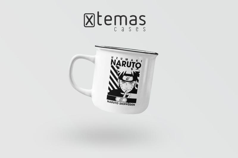 Imagem de Caneca naruto geek retrô esmaltada de aluminio
