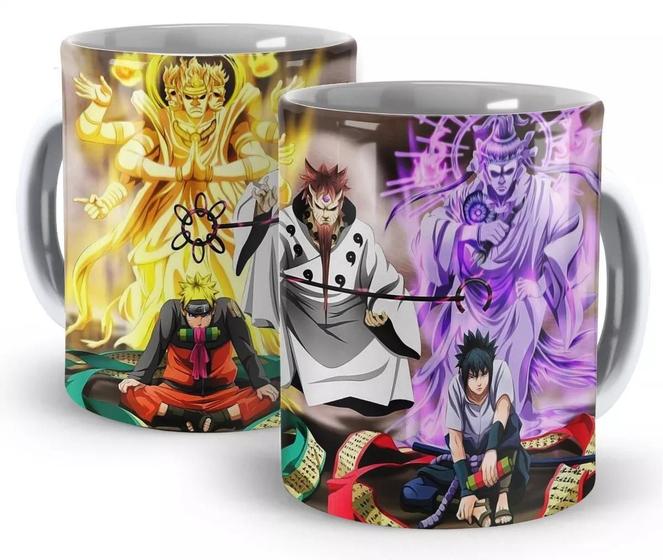 Imagem de Caneca Naruto, Sasuke E Sabio Dos 6 Caminhos - Anime Naruto